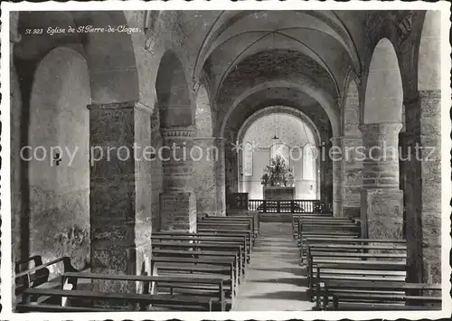 St Pierre de Clages Interieur de l Eglise Kat. St Pierre de Clages