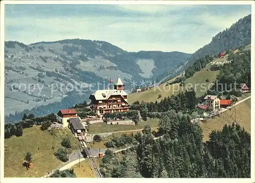 Sonloup Hotel de Sonloup vue aerienne Kat. Les Avants