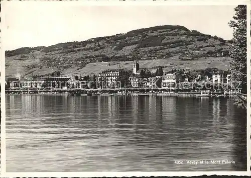 Vevey VD et le Mont Pelerin Lac Leman Kat. Vevey