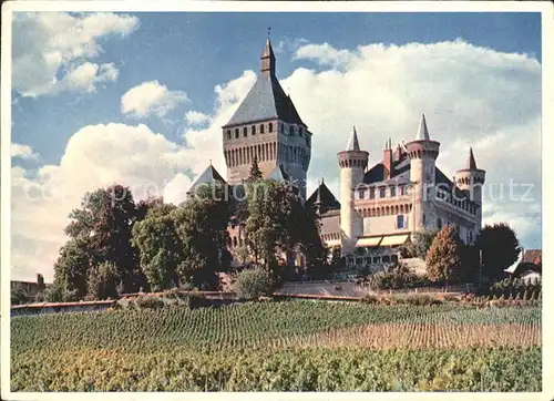 Vufflens le Chateau Schweizer Wandkalender 1954 Kat. Vufflens le Chateau