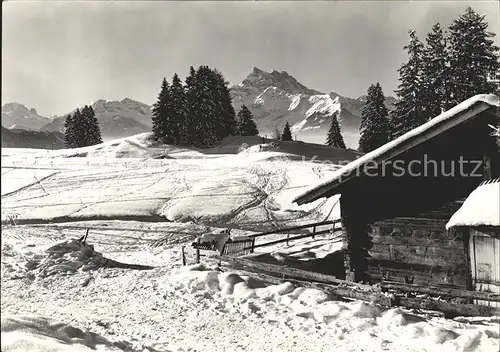 Villars VD Charme et Splendeurs de la region et Dents du Midi Kat. Villars