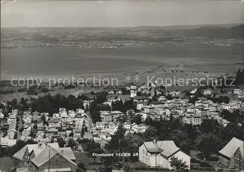 Heiden AR Ortsansicht mit Kirche Klimakurort Bodensee / Heiden /Bz. Vorderland