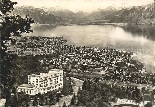 Vevey VD Hotel du Parc Mont Pelerin Lac Leman et les Alpes Kat. Vevey