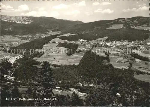 Ballaigues Le Day et Mont d Or Panorama Kat. Ballaigues