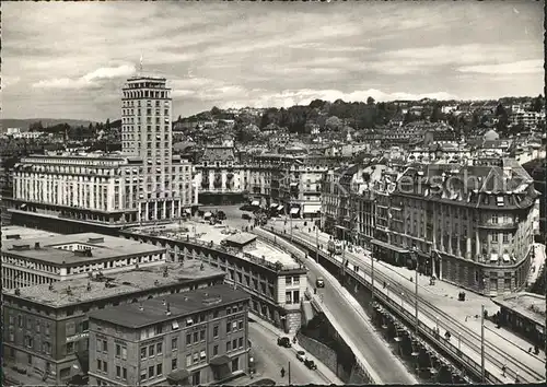 Lausanne VD Grand Pont et Tour Bel Air / Lausanne /Bz. Lausanne City