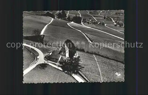 Vinzel Eglise de Luins vue aerienne Kat. Vinzel