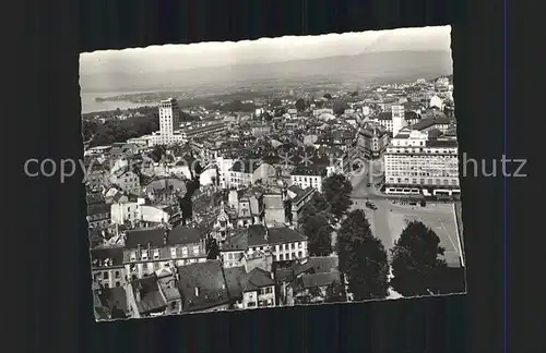 Lausanne VD Vue generale et le Jura / Lausanne /Bz. Lausanne City