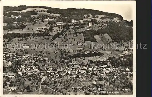 Chardonne et Mont Pelerin vue aerienne Kat. Chardonne