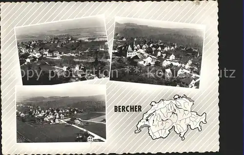 Bercher Vues aeriennes Kat. Bercher