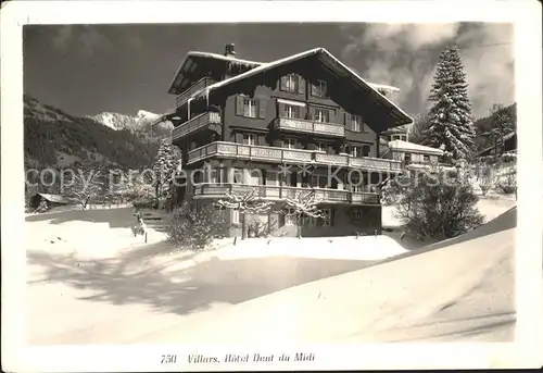 Villars sur Ollon Hotel Dent du Midi en hiver Kat. Villars sur Ollon