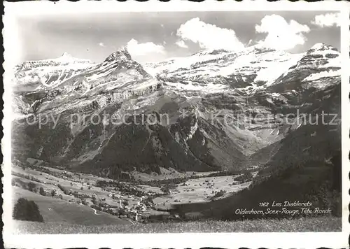 Les Diablerets Aigle Oldenhorn Scex Rouge Tete Ronde Kat. Les Diablerets