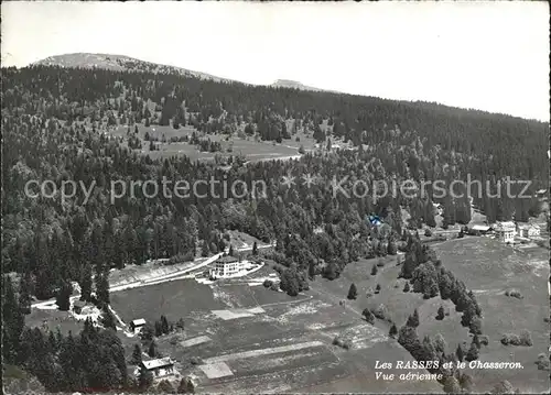 Les Rasses et le Chasseron Vue aerienne Kat. Les Rasses