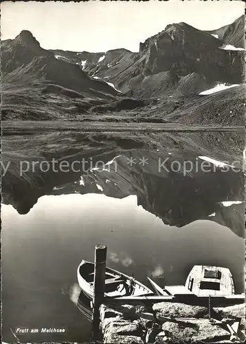 Melchsee Frutt Seepanorama Boote Kat. Melchsee Frutt