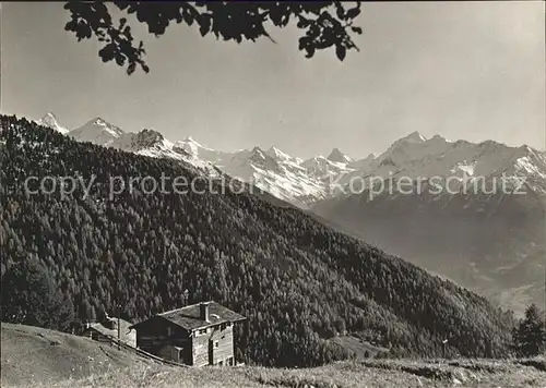 st21644 Chandolin VS Berghaus Panorama Kategorie. Chandolin Alte Ansichtskarten