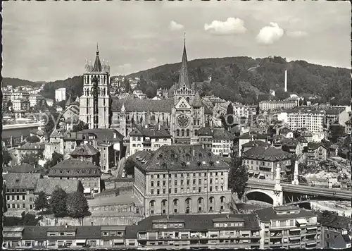Lausanne VD Vue aerienne / Lausanne /Bz. Lausanne City