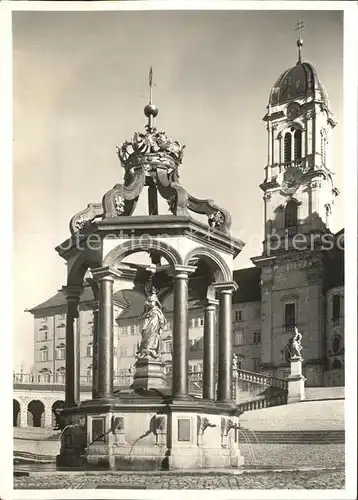 Einsiedeln SZ Marienbrunnen / Einsiedeln /Bz. Einsiedeln