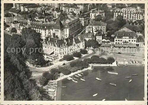 Ouchy Vue aerienne Kat. Lausanne