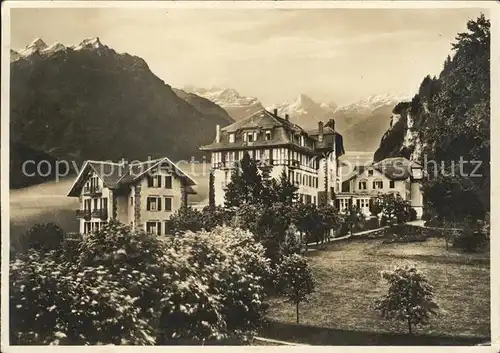 Seelisberg UR Hotel Bellevue Terminus / Seelisberg /Bz. Uri