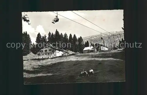 Alt St Johann Sessellift Sellamatt Berghaus Kat. Alt St Johann