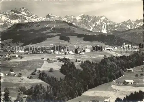 Hemberg SG Panorama Kurort mit Alpstein Alpenpanorama / Hemberg /Bz. Toggenburg