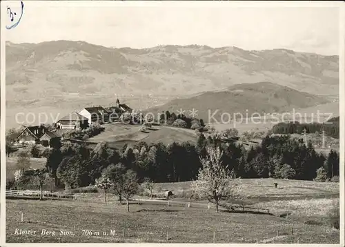 Uetliburg SG Kloster Berg Sion mit Alpenpanorama Kat. Uetliburg