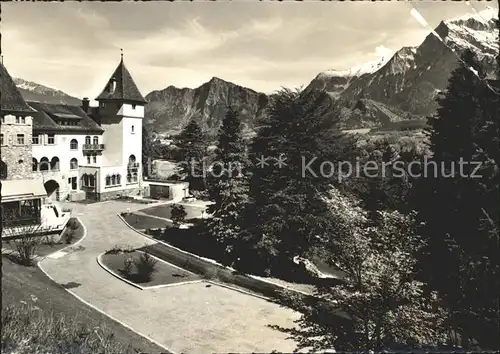 Bad Ragaz Touring Mot Hotel Schloss Ragaz mit Alpenblick Kat. Bad Ragaz