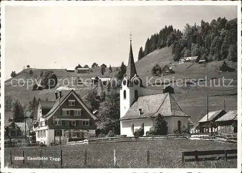 Ennetbuehl Partie an der Kirche Kat. Ennetbuehl