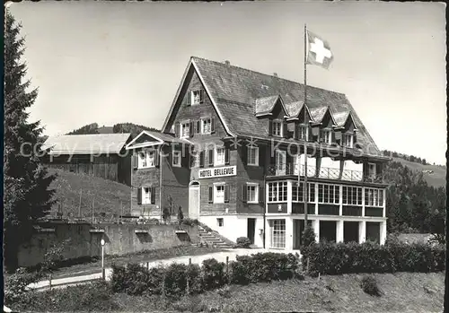 Ebnat Kappel Hotel Bellevue Schweizer Flagge Kat. Ebnat Kappel