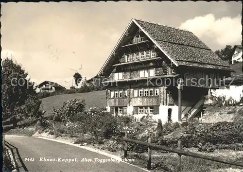 Ebnat Kappel Altes Toggenburgerhaus Kat. Ebnat Kappel