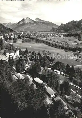 Bad Ragaz Touring Mot Hotel Schloss Ragaz Panorama Rheintal Alpen Kat. Bad Ragaz