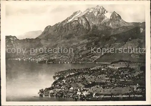 Kastanienbaum Fliegeraufnahme Pilatus Kat. Kastanienbaum