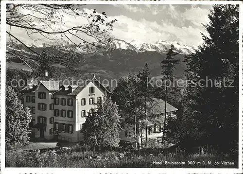 Vitznau Hotel Grubisbalm  Kat. Vitznau