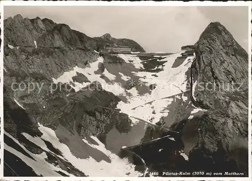 Pilatus Kulm  Kat. Pilatus Kulm