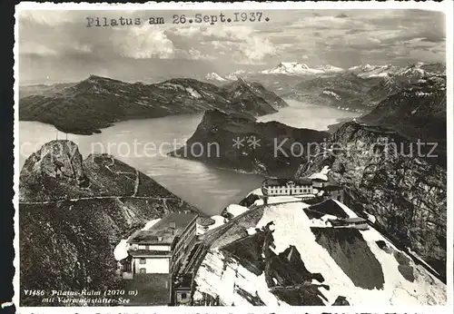 Pilatus Kulm Vierwaldstaettersee  Kat. Pilatus Kulm