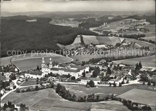 St Urban Willisau Fliegeraufnahme Kat. St Urban