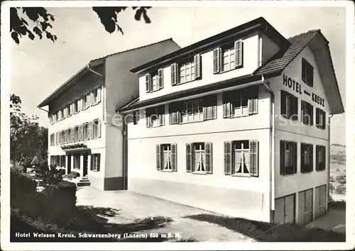 Schwarzenberg LU Hotel Weisses Kreuz  Kat. Schwarzenberg LU