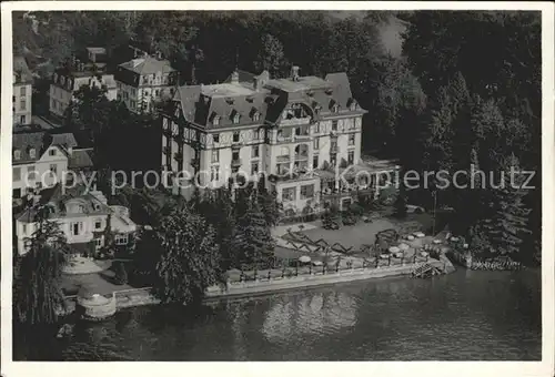 Vitznau Hotel Vitznauerhof Fliegeraufnahme Kat. Vitznau