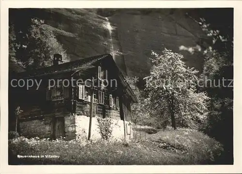 Vitznau Bauernhaus Kat. Vitznau