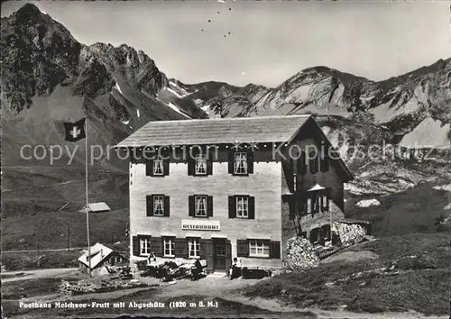 Melchsee Frutt Pension Posthaus Abgschuetz Kat. Melchsee Frutt