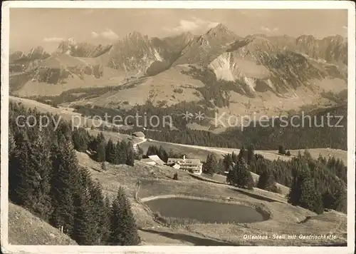 Guggisberg Kurhaus Ottenleuebad Seeli Gantrischkette Kat. Guggisberg