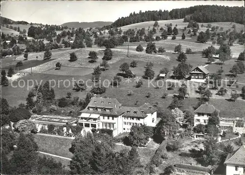 Kastanienbaum Kurheim St. Chrischona Fliegeraufnahme Kat. Kastanienbaum