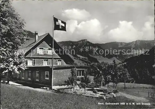 Finsterwald Entlebuch Restaurant Entlenmatt Dossen  Kat. Finsterwald Entlebuch