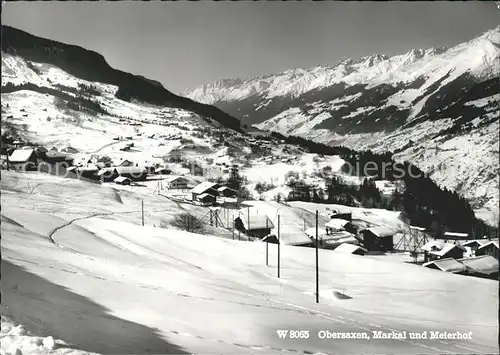 Obersaxen GR Winterlandschaft / Obersaxen /Bz. Surselva