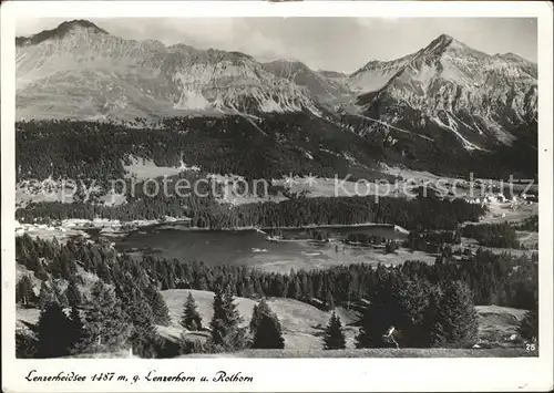 Lenzer Horn Lenzerheidsee Kat. Lenzer Horn