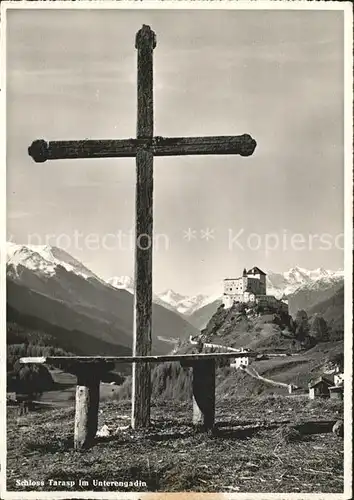 Tarasp Schloss Kreuz Kat. Tarasp