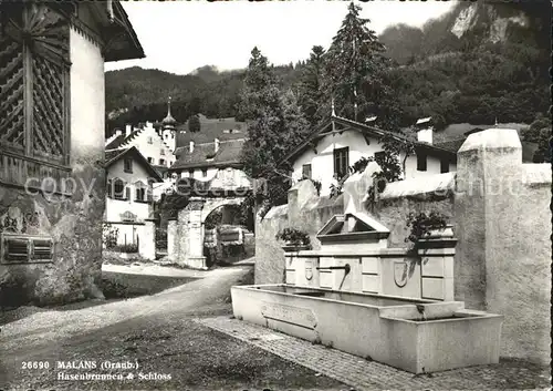 Malans GR Hasenbrunnen Schloss / Malans /Bz. Landquart