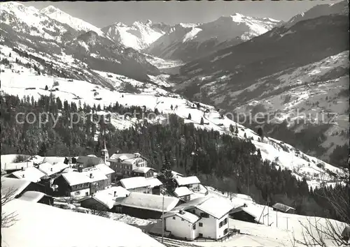 Pany Gegen Klosters und der Silvrettagruppe Kat. Pany Luzein