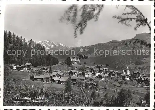 Tschiertschen Sommer und Winterkurort Kat. Tschiertschen