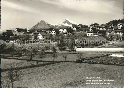 Malans GR Churfuersten Blick / Malans /Bz. Landquart