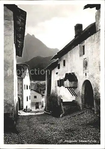 Tarasp Dorfgasse Kat. Tarasp